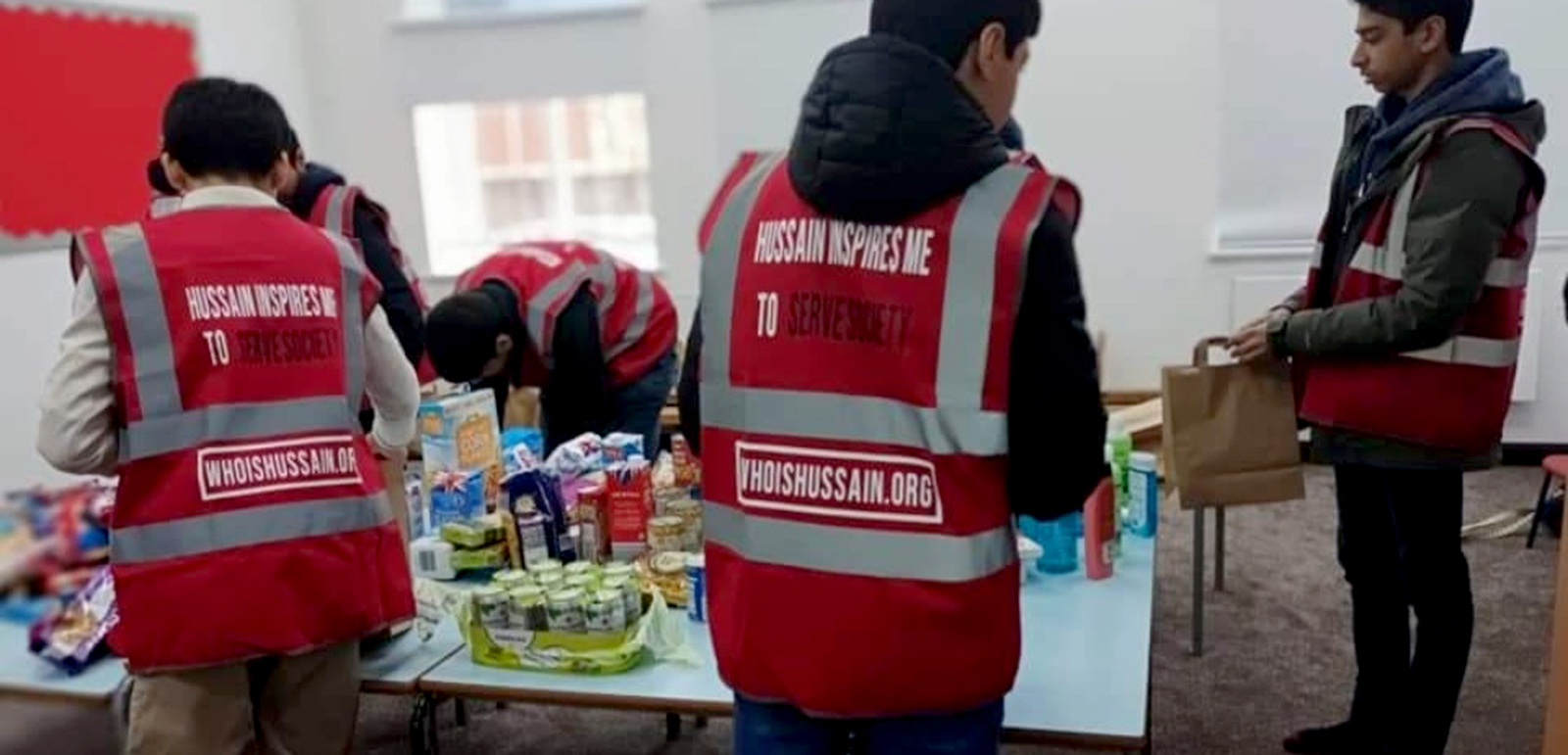 Tory conference Muslim charity food drive