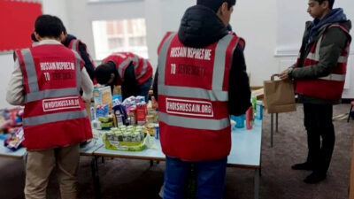 Tory conference Muslim charity food drive