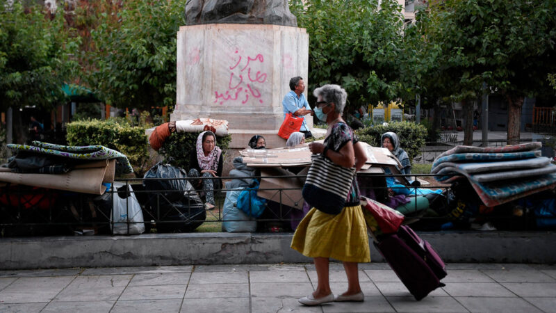 The Greek government wants a refugee-free capital by 2023