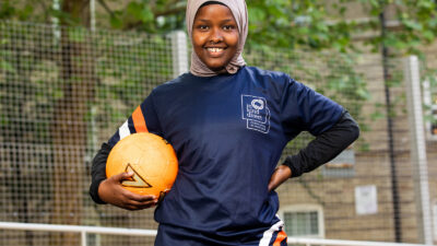 Jawahir Roble UK first Black female football referee MBE hijab