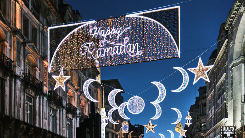 Ramadan lights up London’s West End