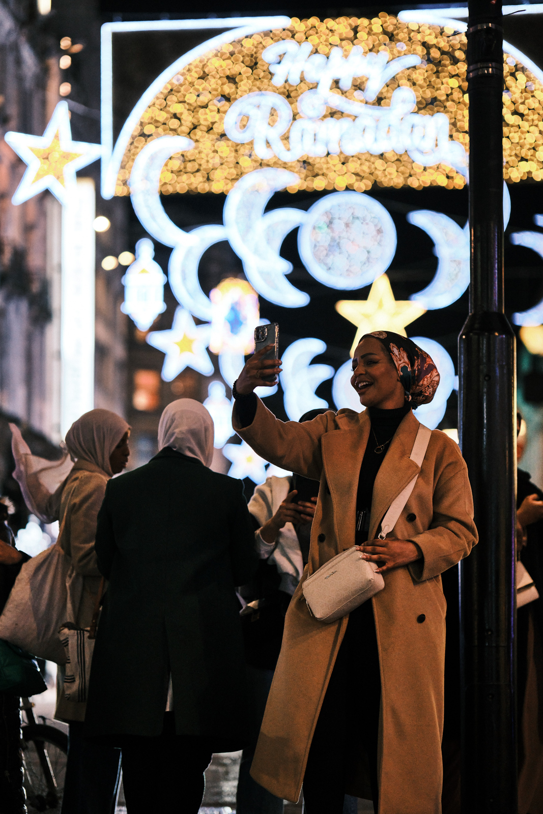 london ramadan lights Piccadilly Circus 2023