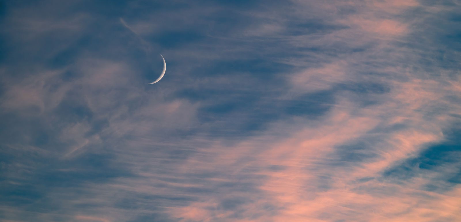 Crescent moon. Eid Moon Wars.