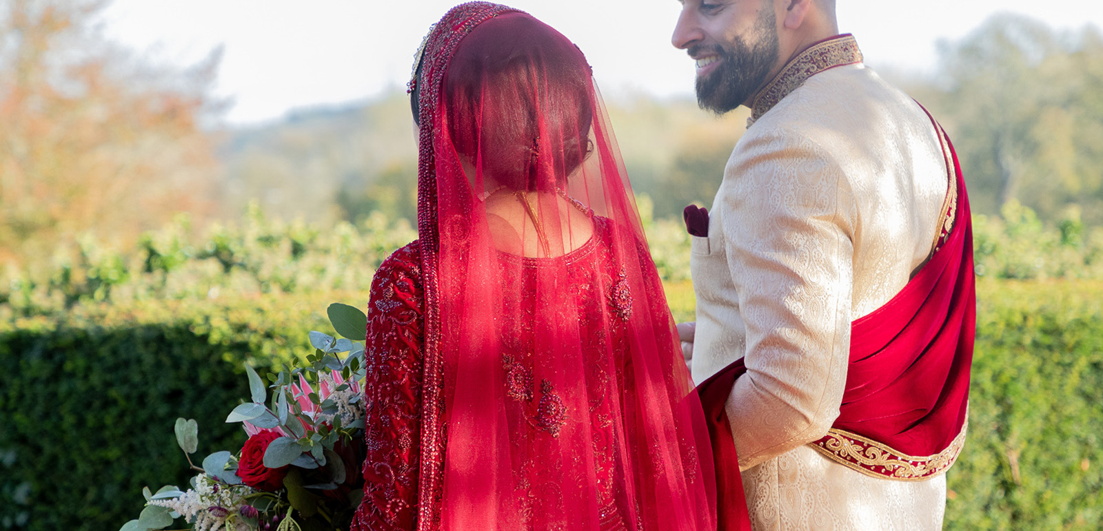 Muslim wedding couple, photo by Maria Khalid