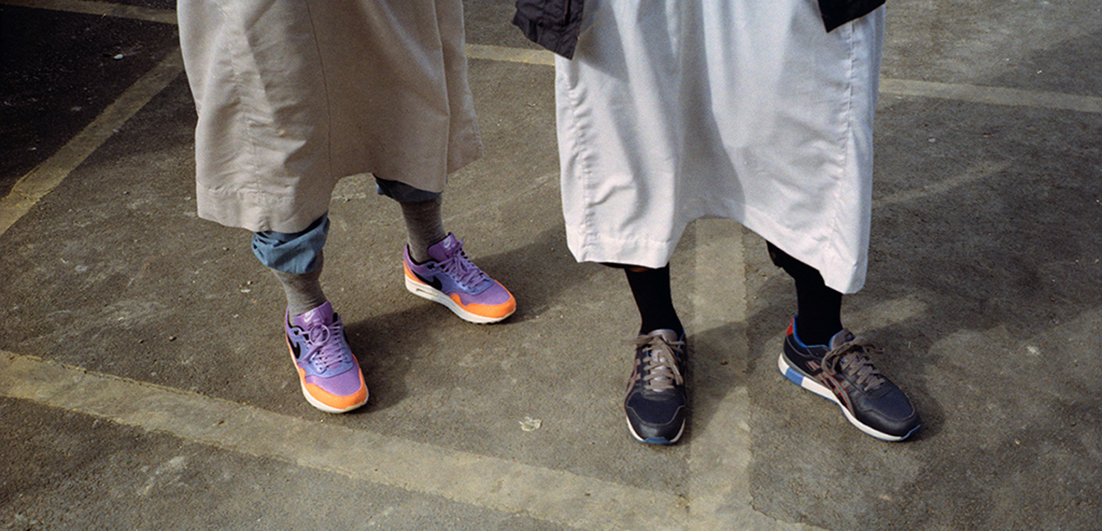 Muslim men wearing trainers/sneakers, photo courtesy of Toufic Beyhum