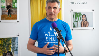 Sabir Zazai, chief executive of the Scottish Refugee Council
