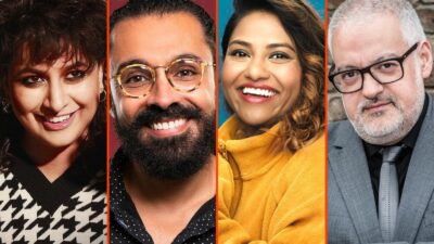 Hyphenated podcast guests: Leila Navabi, Mustafa Algiyadi, Sharlin Jahan, Harun Musho'd, and Özlem Cekic