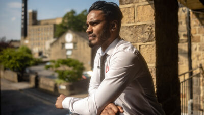 Yeasin Mohammed, 27, a member of Bradford's Rohingya community