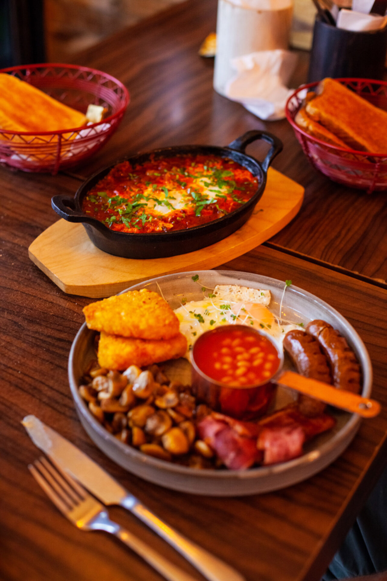 Breakfast at the Rabbit Hole Cafe, London. Photography for Hyphen by Saima Khalid