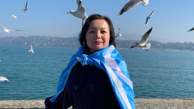 Uyghur activist and musician Rahima Mahmut