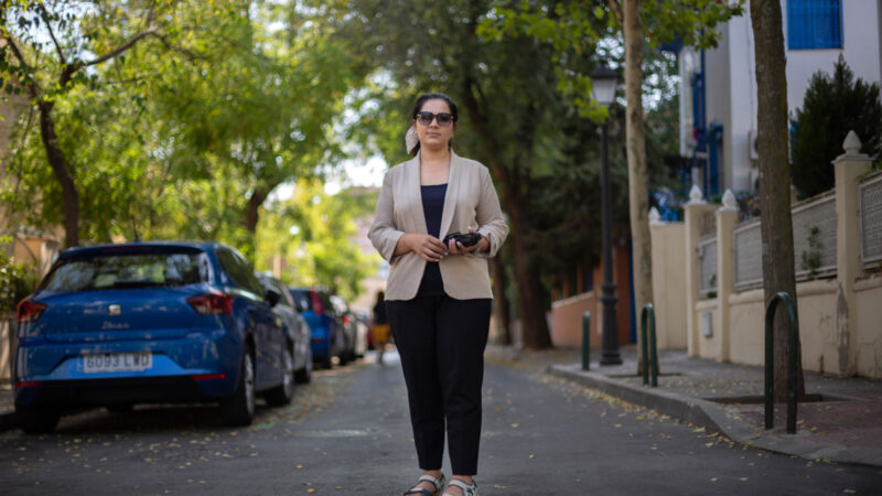 Afghan anchor woman Khadija Amin