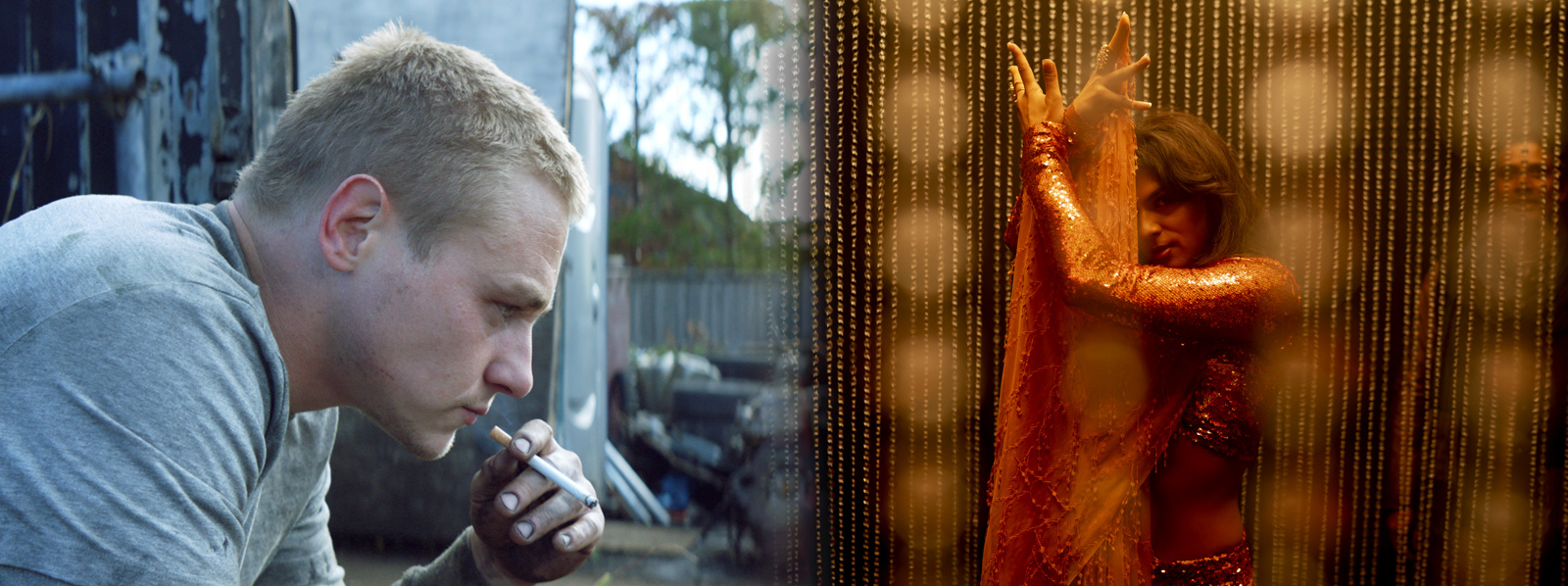 Ben Hardy (left) and Jason Patel in Unicorns. Photographs courtesy of BFI London Film Festival