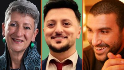 Photography courtesy of Rabbi Laura Janner-Klausner (left), Qays Sediqi (centre), Sami Hamdi (right)