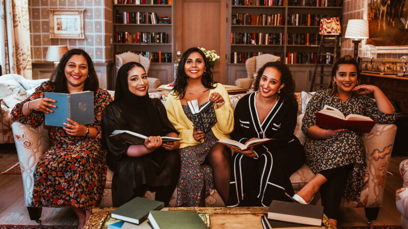 Mimi, Omma, Jess, Linda and Tanya from The Candid Book Club. Photograph courtesy of The Candid Book Club
