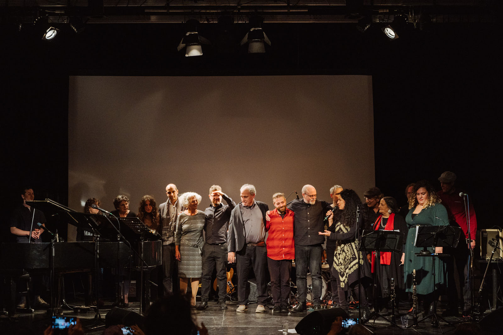 A meeting of members of Jüdische Stimme für grerechten Frieden in Nahost (Jewish Voice for a Just Peace in the Middle East)