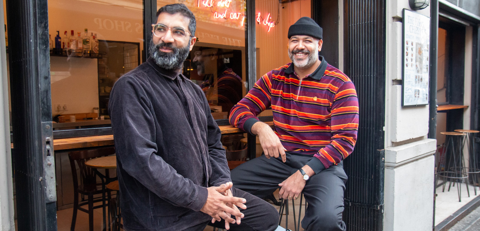 Magid and Mani Fazal, owners of The Fish&Chips Shop chain in Barcelona