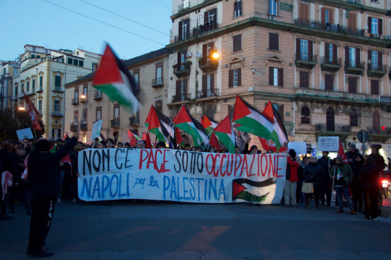 Naples twinned in solidarity with Nablus