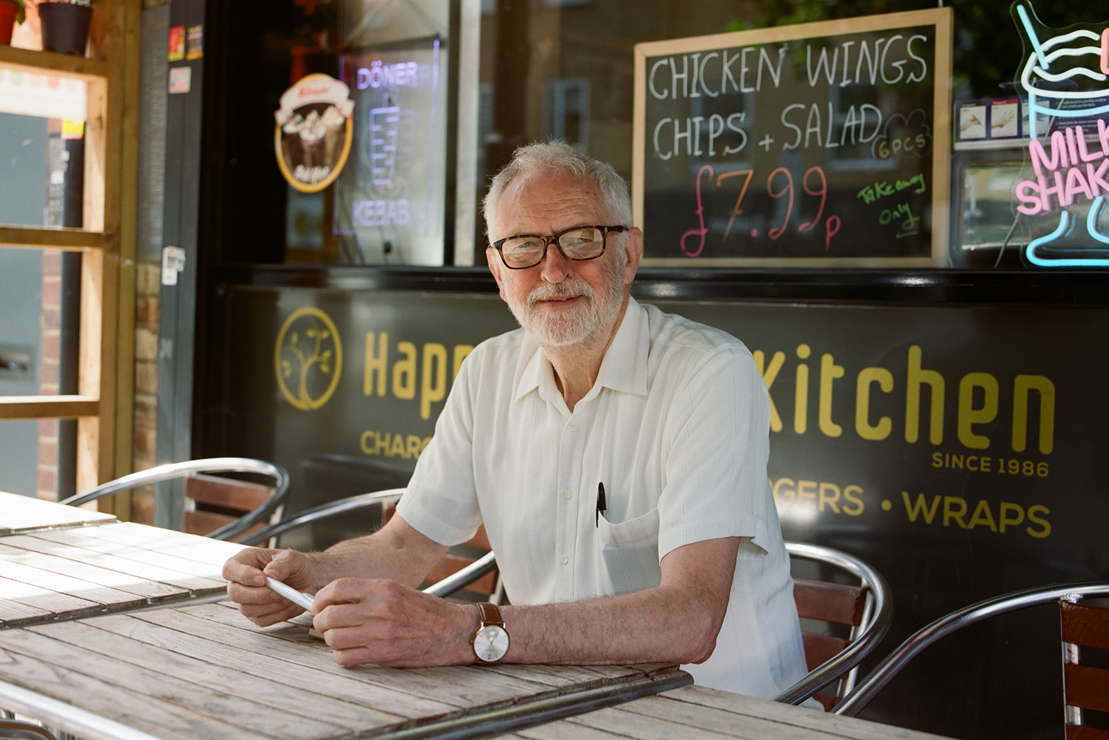 After holding the seat of Islington North for Labour since 1983, Jeremy Corbyn will run as an independent in the 2024 general election. Photography for Hyphen by Hanna-Katrina Jędrosz