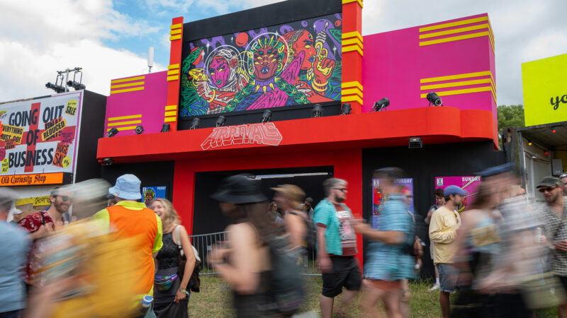 Arrivals, the South Asian space at Glastonbury, 2024. Photo by Yushy Pachnanda