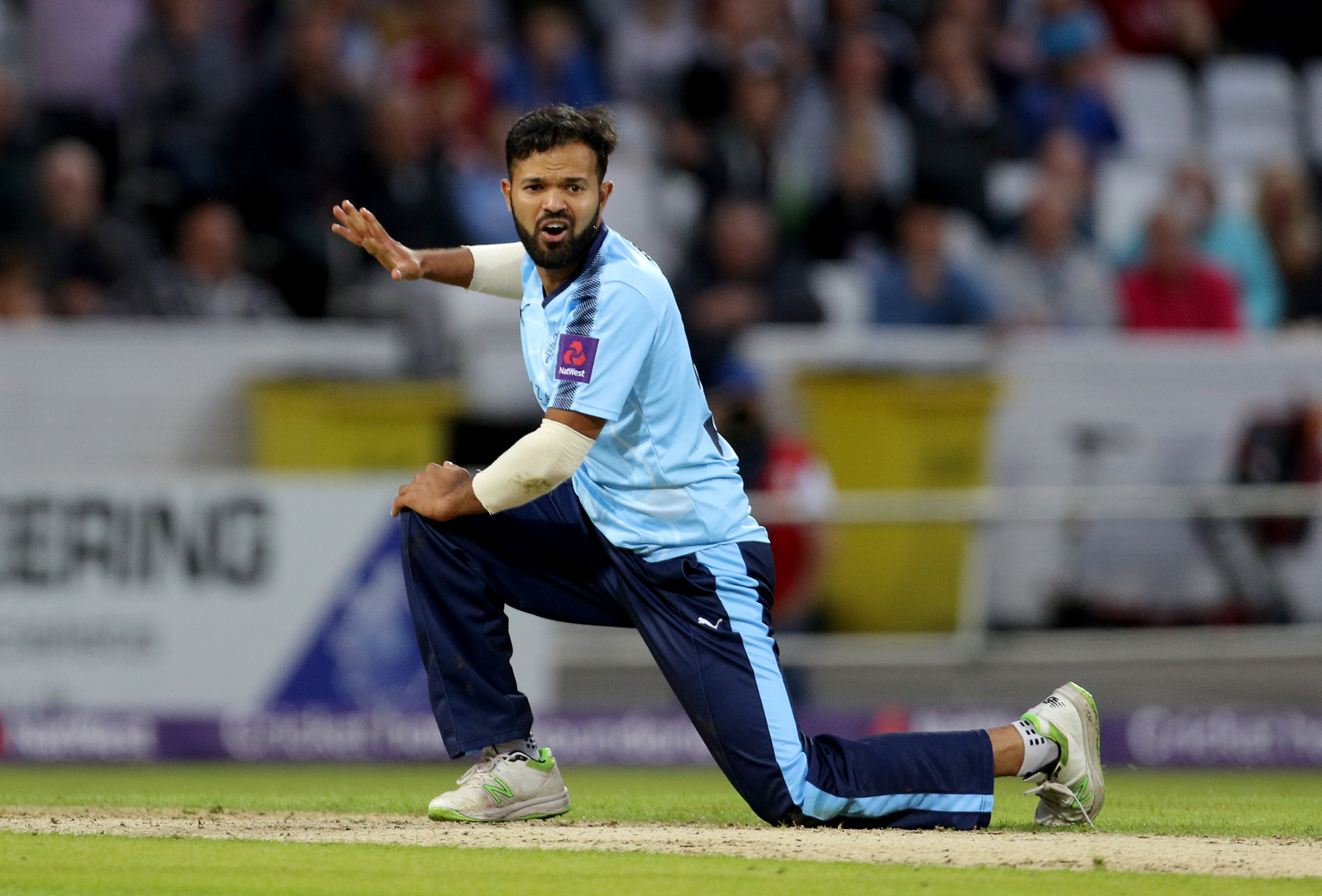 Azeem while playing for Yorkshire Vikings in 2017. Photo by Richard Sellers/Getty Images