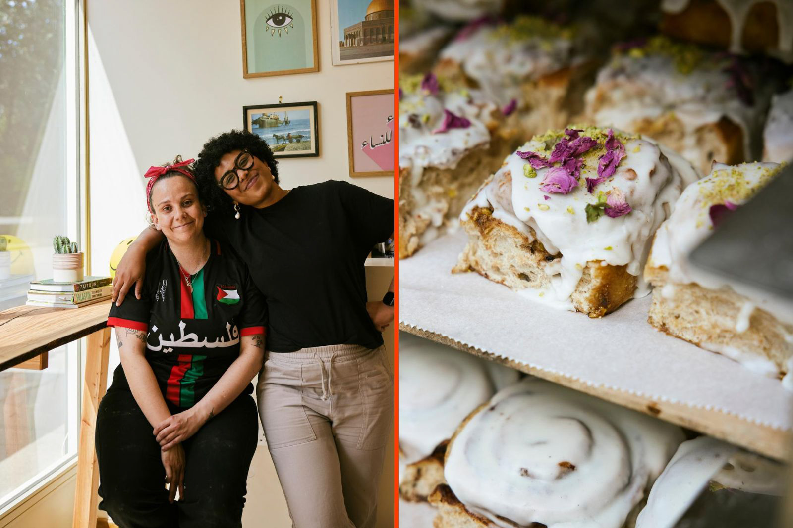 Sara Assad-Mannings and Georgia Wickremeratne. Photo courtesy of Bunhead Bakery.