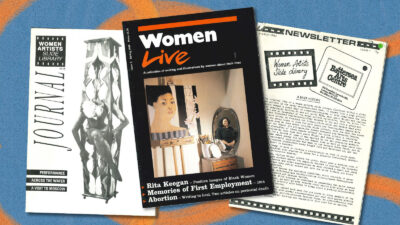 From the collection of the Women's Art Library (WAL), held at Goldsmiths, University of London. Artwork by Hyphen, photos courtesy of the Women's Art Library (WAL). Artwork by Hyphen, photos courtesy of the Women's Art Library (WAL)