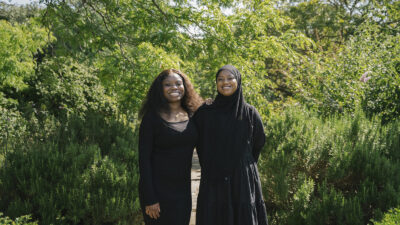 Siblings raising siblings. Siblings (L)Barakah Oyetunji, 23 and (R)Motunrayo Abdul-Mojeed, 30. Photography for Hyphen by Amaal Said