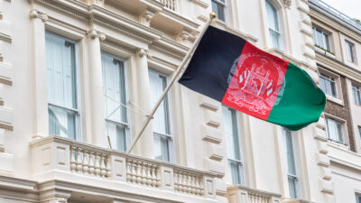 The Afghanistan embassy in London