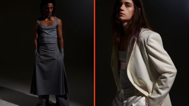 British-Palestinian designer Fadi Kazem Sarandah pulled out of London Fashion Week and is withholding his collection until there is a ceasefire in Gaza. Photographs courtesy of Altar London