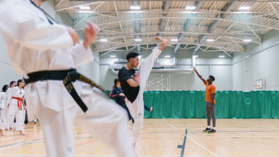 Participants at the London Taekwondo Academy. Photography for Hyphen by Amaal Said