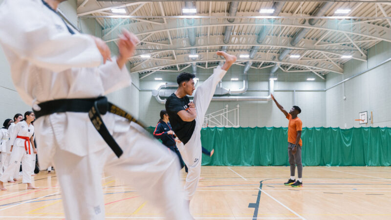 Participants at the London Taekwondo Academy. Photography for Hyphen by Amaal Said