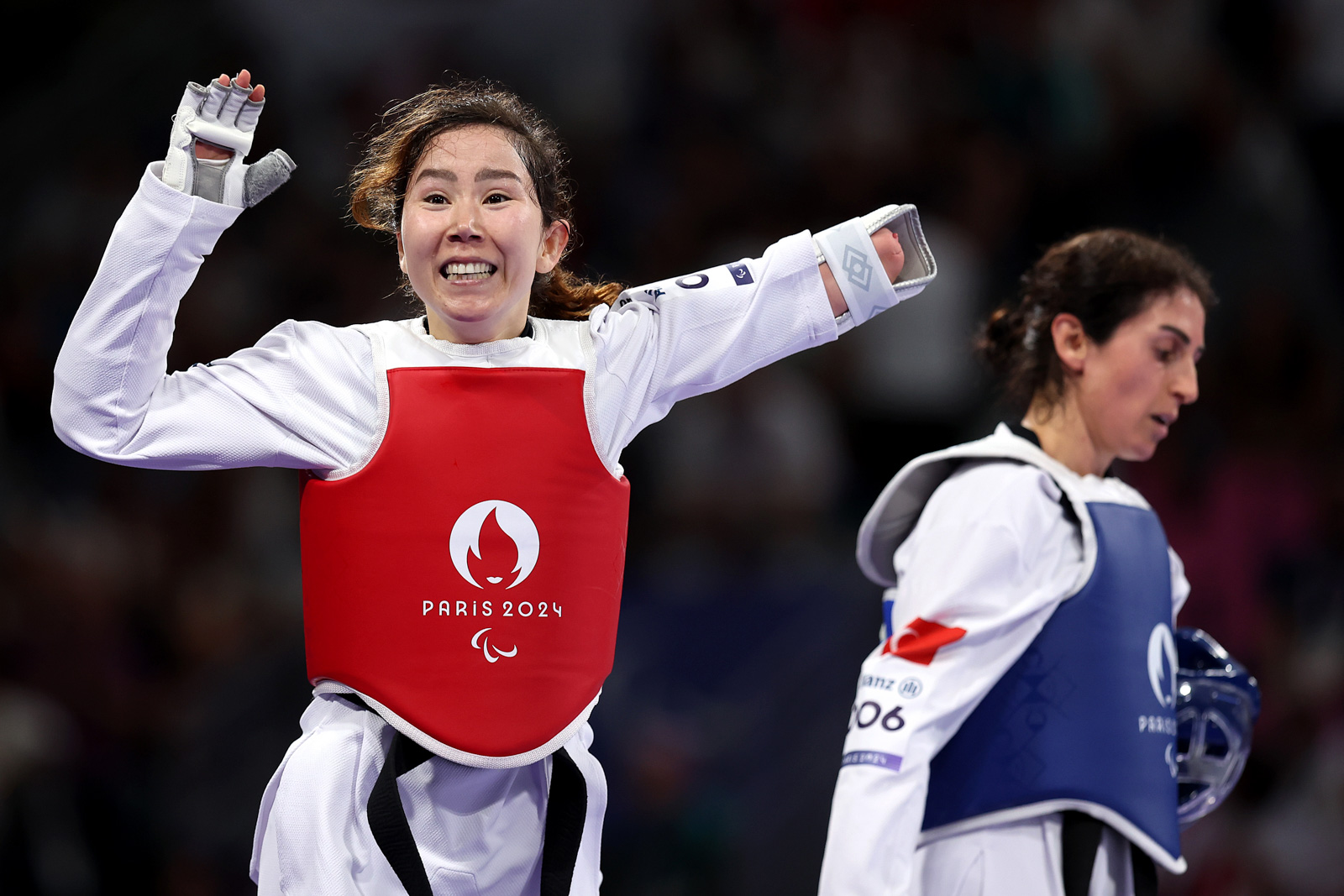 Zakia Khudadadi, photo by Steph Chambers/Getty Images