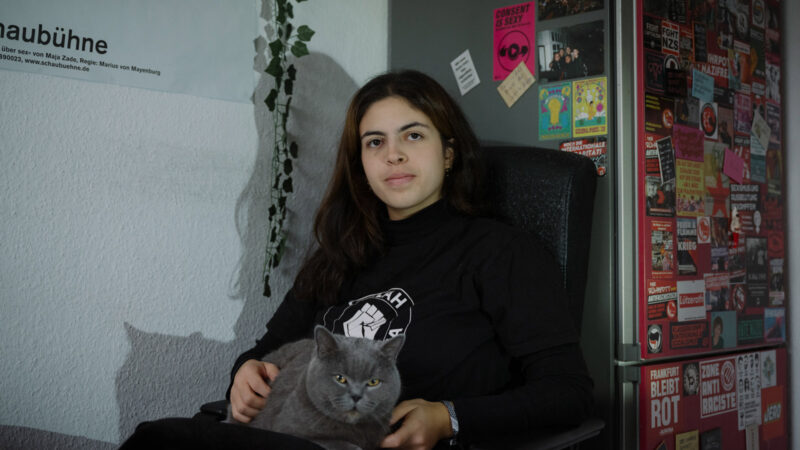 Ava Moayeri, German pro-Palestine activist arrested at a protest in Berlin in October 2023