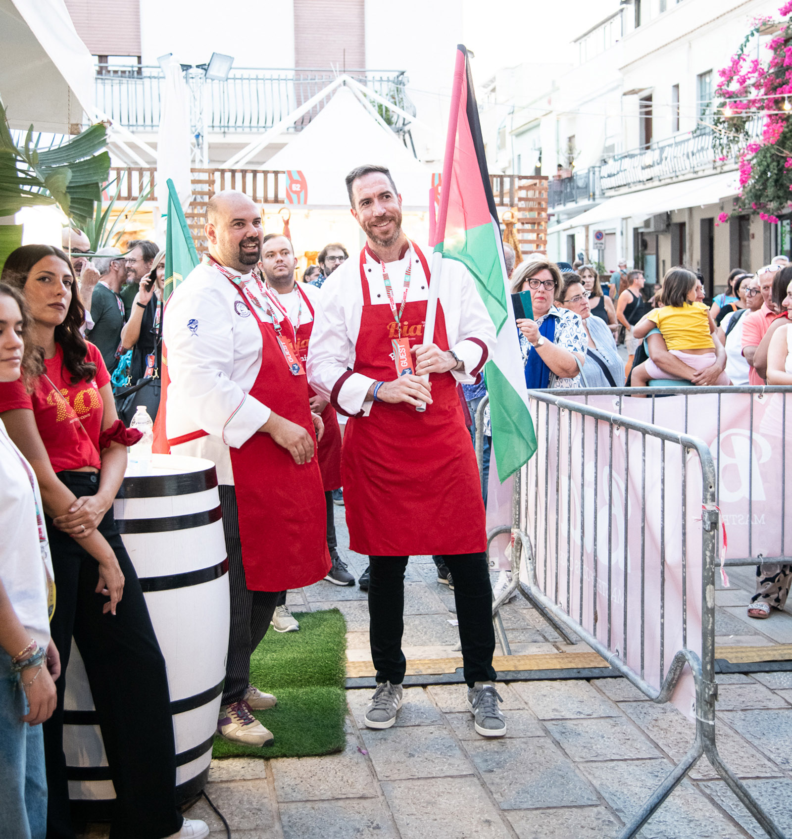 Chefs at the Cous Cous Fest in Sicily 2024