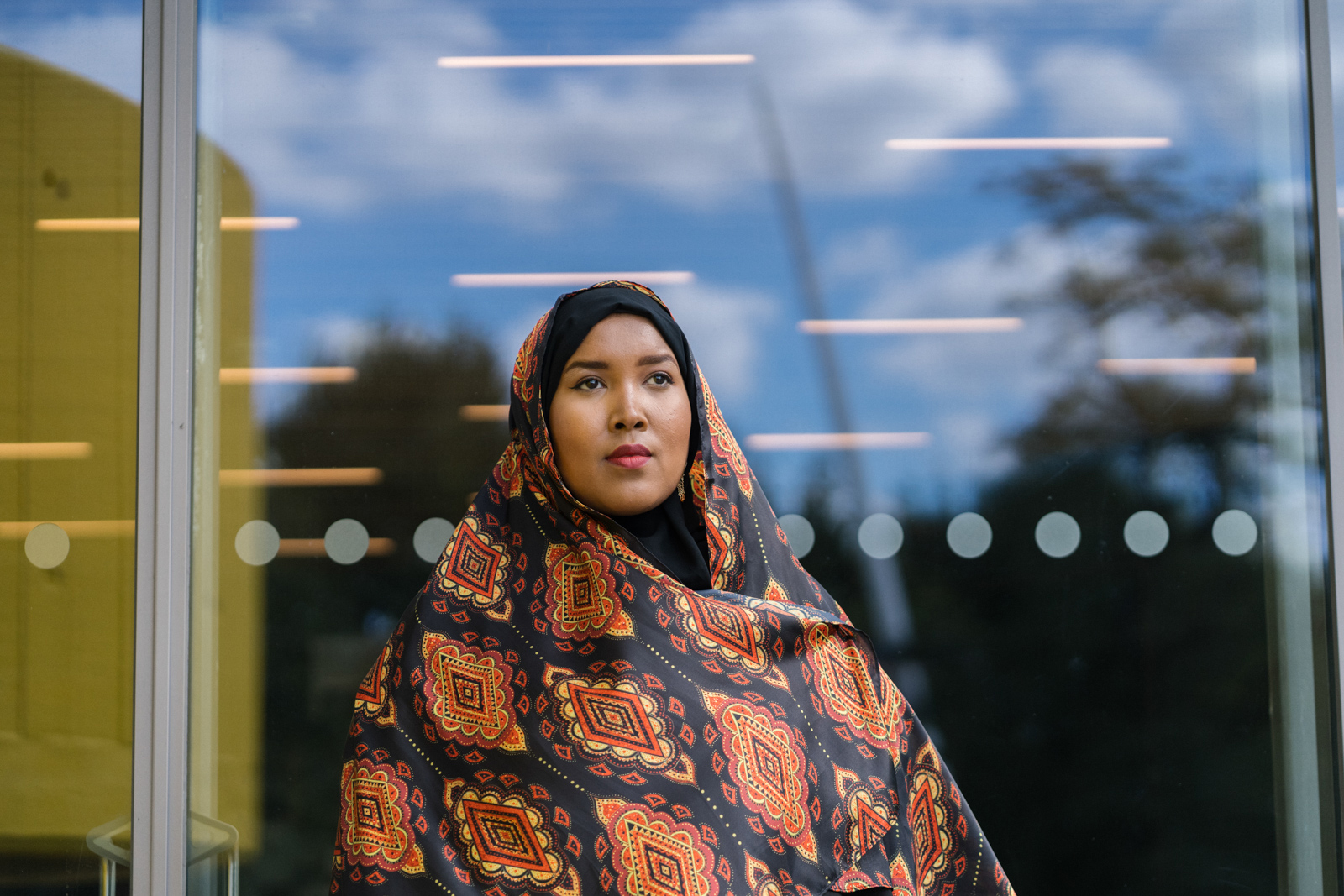 Hafza Yusuf, textile designer, art educator and founder of Hafza Studio