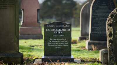 The tombstone of Fatima Cates