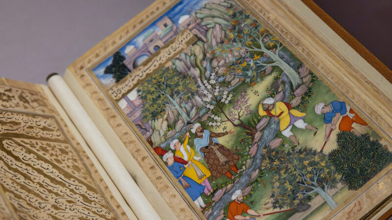 One of the items featured in The Great Mughals exhibition at the V&A in London