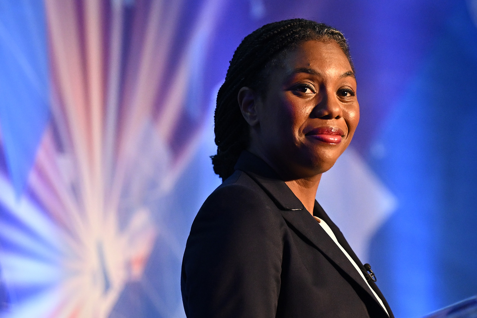 Kemi Badenoch, the new leader of the Conservatives, speaks during TheCityUK International Conference in April 2024 in London, England. 