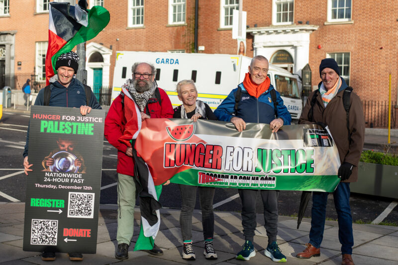 IRA hunger strikers join British Army veteran in Ireland-wide fast for Palestine