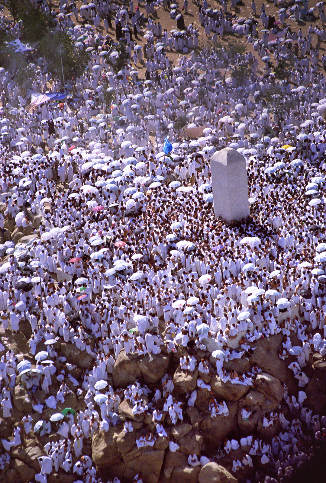 A photograph of the Hajj in 1992, taken by Peter Sanders