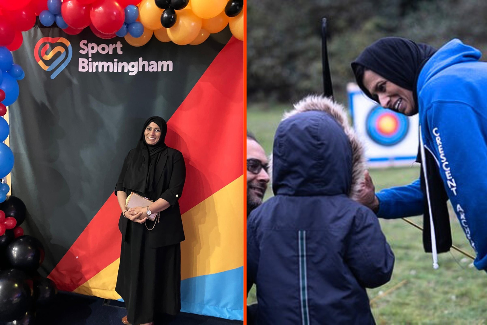 Jamila Bi wins city community award (left) and coaching (right).