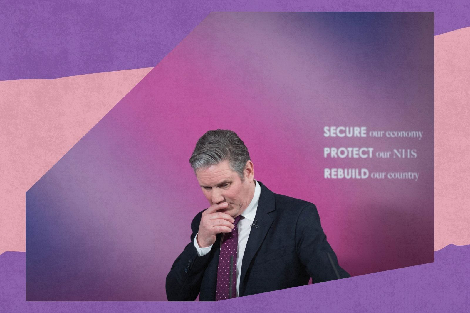 Keir Starmer in thought