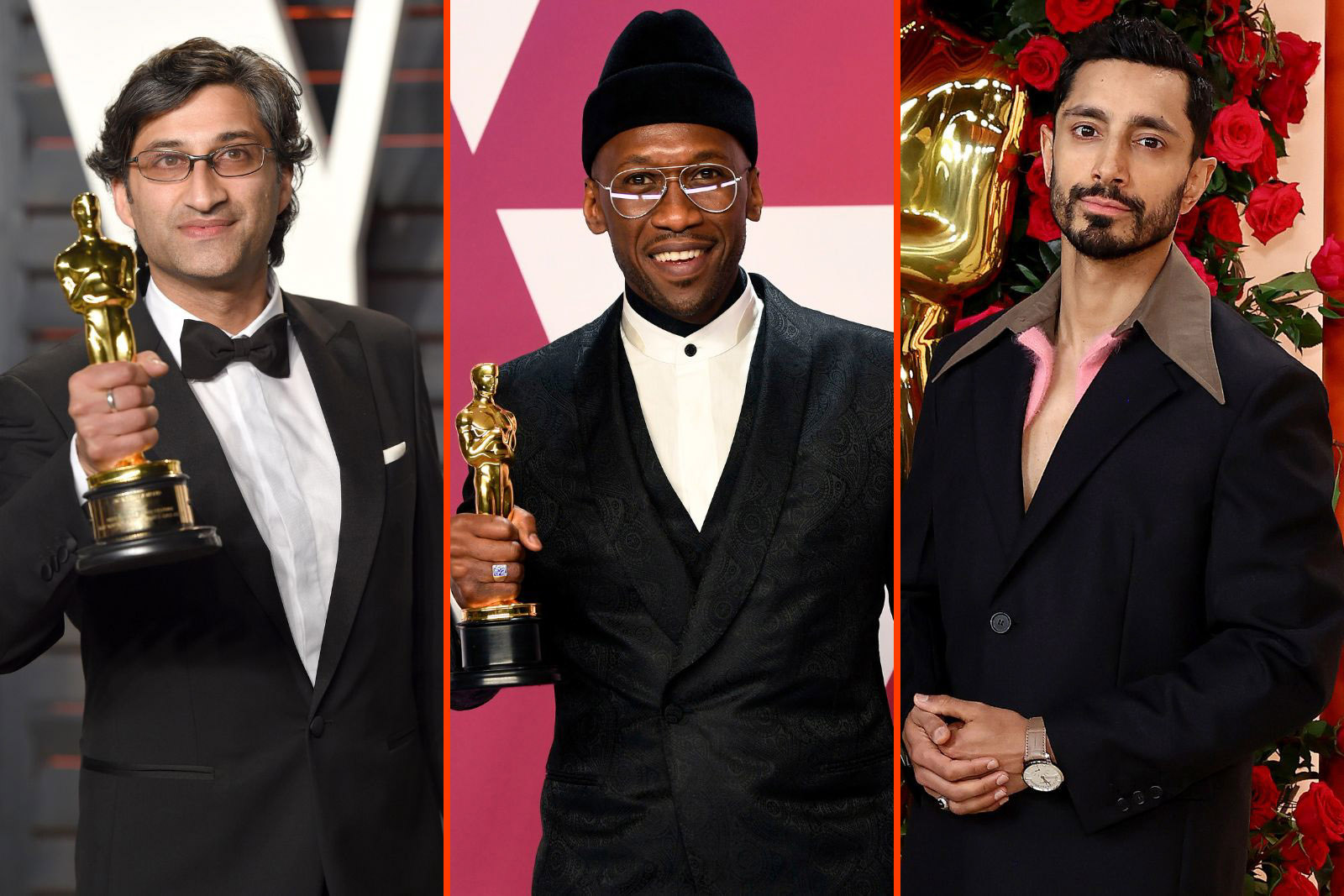 Asif Kapadia, Mahershala Ali and Riz Ahmed