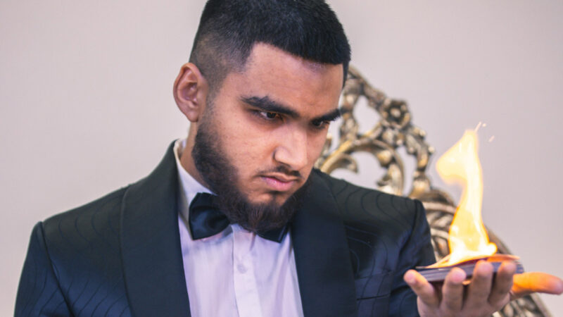 Dawud Hussain, who performs as the magician Dawud.