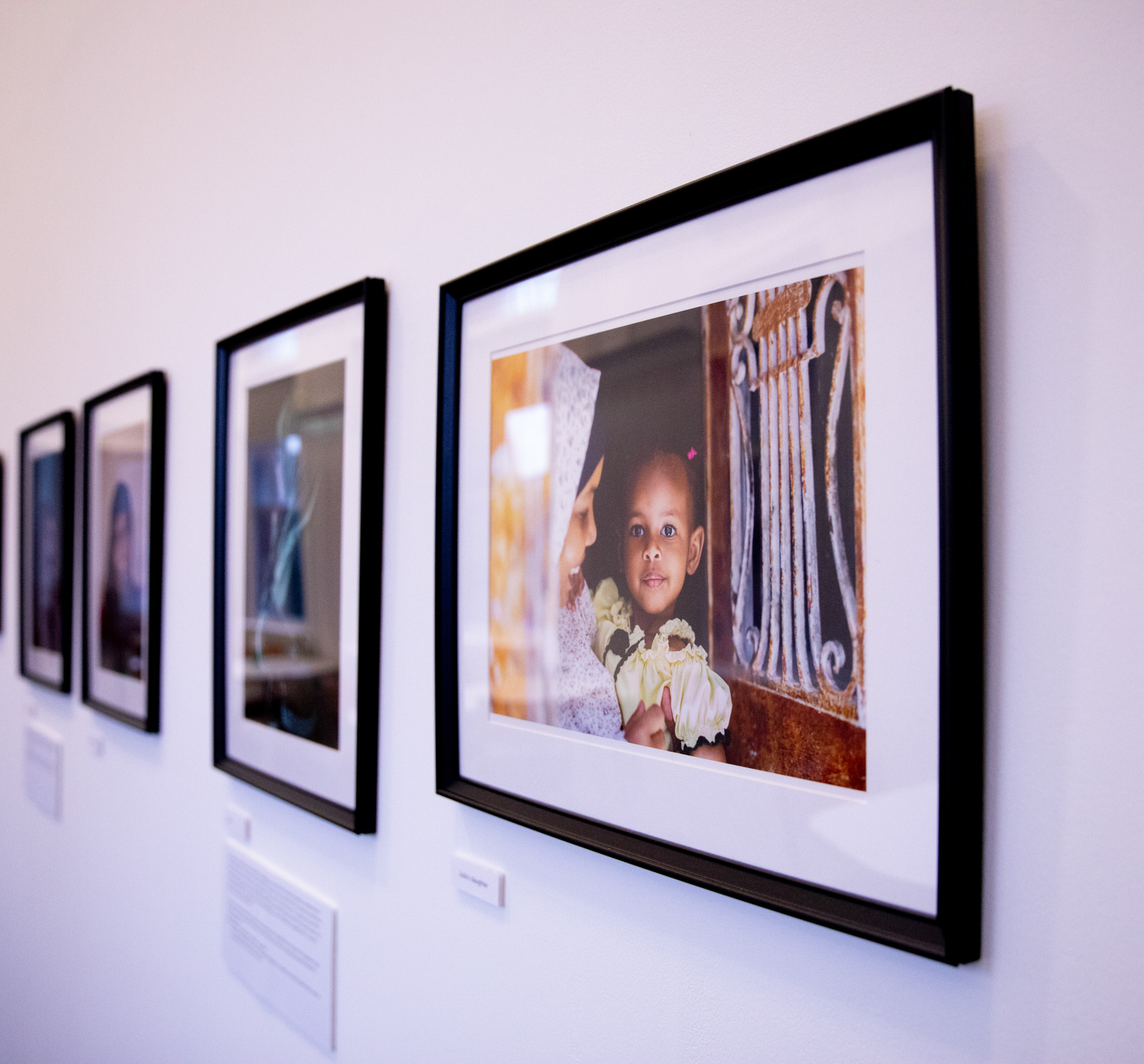 Images from the While We Wait exhibition at the Glasgow Women's Library.