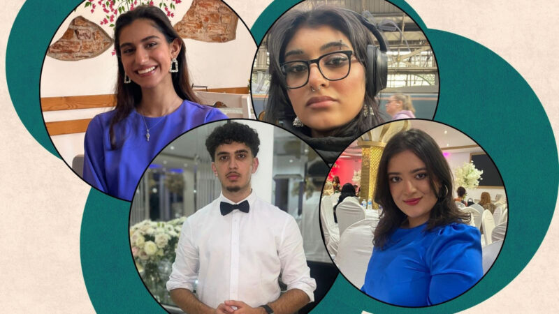 Clockwise from top left Ayna Ahmed, Hanna Abbas, Sahar Bosty, Bohir Aqbal Saiq