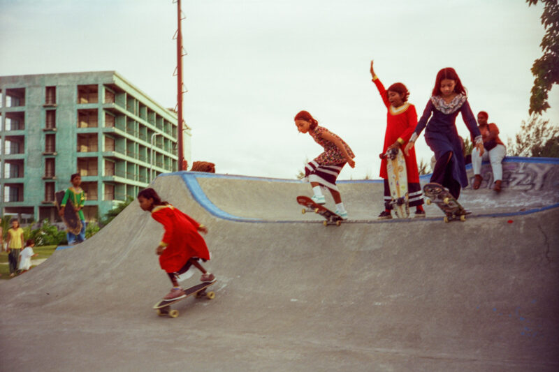 Flying high with the Maldives skater girls