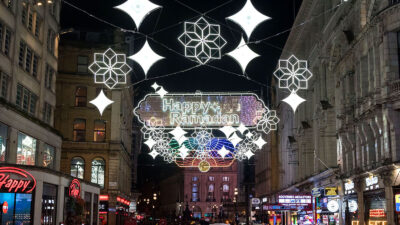 Ramadan lights in London