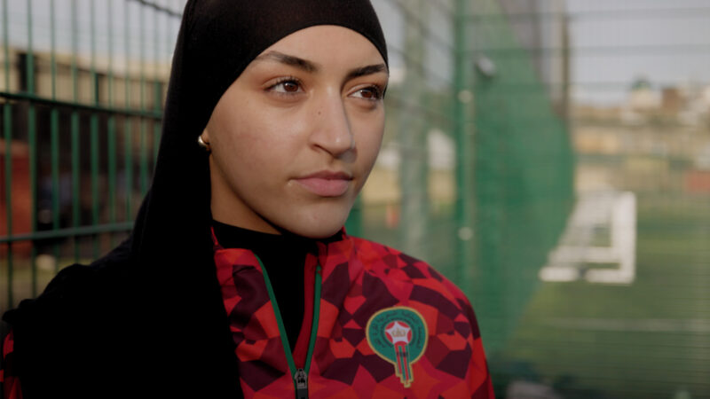 Footballer Zainab El Mouden