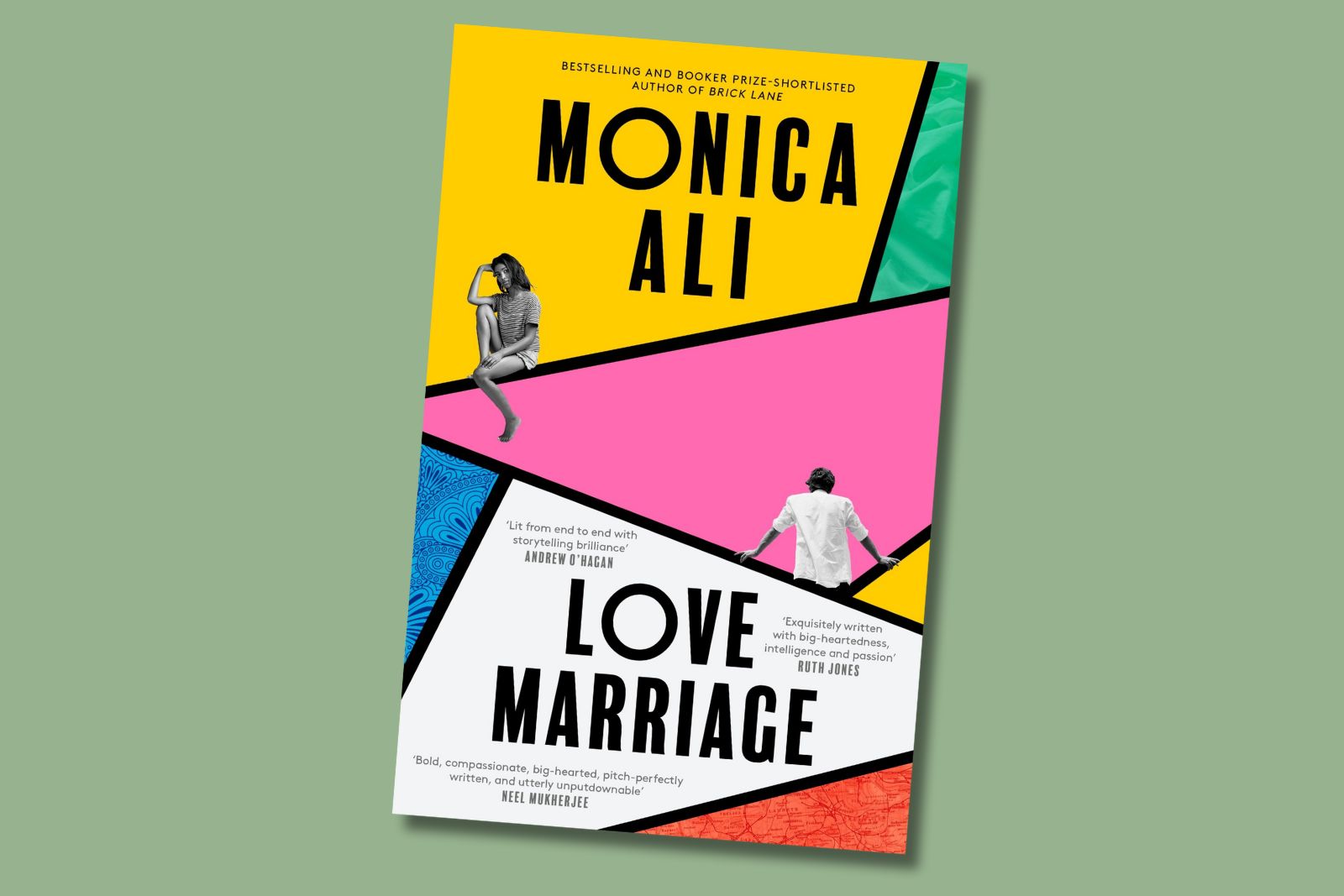 Front cover of Monica Ali's 2022 novel Love Marriage.